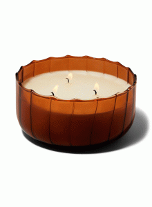 Стъклена соева свещ Падивакс Ripple 340 гр - Тютюн и пачули